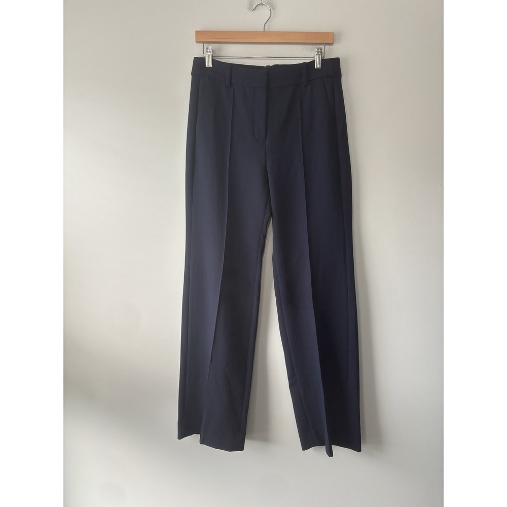 J.Crew Natalia Pant in Four-Season Stretch Size 8 Navy Dress High Rise Trouser - Picture 2 of 8